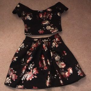 2 piece shirt and skirt